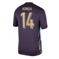 Maglia Calcio Inghilterra Ezri Konsa #14 Seconda Divisa Europei 2024 Manica Corta